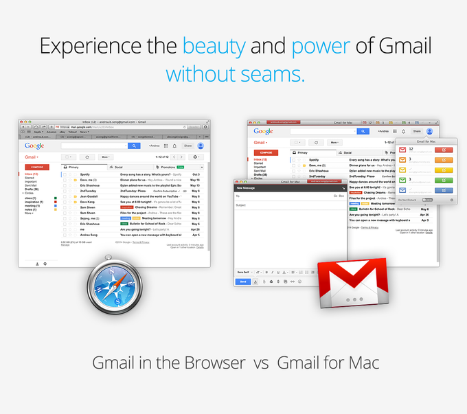Gmail mac desktop notifications